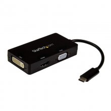 Startech Adaptador Gráfico USB-C a HDMI/DVI/VGA en PcComponentes