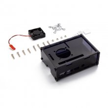 Owlotech Caixa Preta com Ventoinha e Dissipadores para Raspberry Pi 4 en PcComponentes