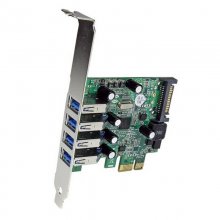 StarTech Tarjeta Adaptador PCI-E USB 3.0 con UASP de 4 Puertos Sata en PcComponentes