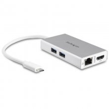 StarTech Adaptador USB-C Multifunción con Entrega de Potencia HDMI/USB 3.0 Blanco en PcComponentes