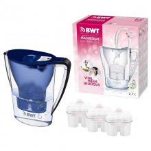BWT Penguin Electrónica Jarra Filtradora de Água com Magnésio 2.7L Azul + 3 Filtros en PcComponentes
