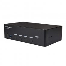 Startech Switch Conmutador KVM de 4 Puertos HDMI 4K de 30Hz de Pantalla Doble en PcComponentes