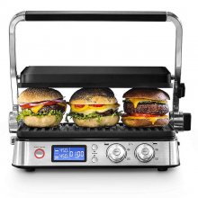 DeLonghi Multigrill CGH 1012D Grelhador Multiposições 2000W Preto/Inox en PcComponentes