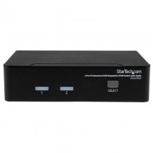 Startech Conmutador Switch Profesional KVM 2 Puertos Vídeo DisplayPort USB con Audio en PcComponentes