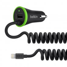 Belkin Boost Up Cargador para Coche Universal con Cable Lightning Integrado en PcComponentes