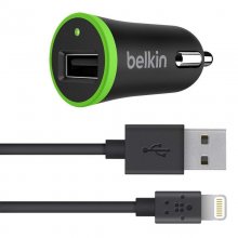 Belkin Boost Up Cargador para Coche con Cable de Carga y Sincronización 12W 2.4A 1.2m en PcComponentes