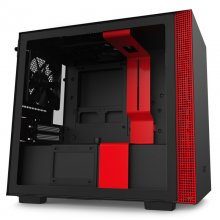 NZXT H210 Cristal Templado USB 3.1 Negro/Rojo Mate en PcComponentes