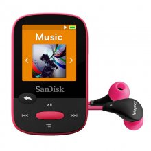 SanDisk Clip Clip Sport MP3 8GB Negro/Rosa en PcComponentes