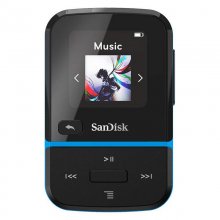 SanDisk Clip Sport Go MP3 16GB Negro/Azul en PcComponentes