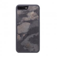 Woodcessories Bumper Case Stone Funda de Piedra Gris Granito para iPhone 7 Plus/8 Plus en PcComponentes