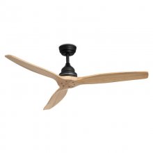 Ikohs Windwood Ventilador de Techo 75W Negro/Madera Natural con Mando a Distancia