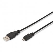 Digitus Cable de Conexión USB Tipo A-Micro USB 1.8m Negro en PcComponentes
