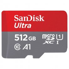 SanDisk Ultra MicroSDXC 512GB Clase 10 A1 UHS-I + Adaptador SD en PcComponentes