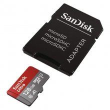 SanDisk Ultra MicroSDXC 128GB Clase 10 A1 UHS-I + Adaptador SD en PcComponentes
