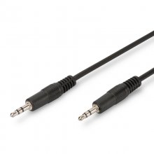 Digitus Cable de Audio Macho/Macho Jack 3.5mm 2.5m Negro en PcComponentes