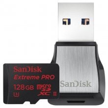 SanDisk Extreme PRO MicroSDXC 128GB Clase 10 U3 UHS-II + Lector USB 3.0 en PcComponentes