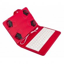 SilverHT Funda Universal con Teclado MicroUSB Roja/Blanca para Tablets de 7" - 8" en PcComponentes