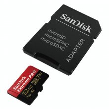 SanDisk Extreme Pro MicroSDHC 32GB Clase 10 U3 V30 UHS-I + Adaptador SD en PcComponentes