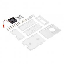 Owlotech Carcasa Transparente con Ventilador y Disipadores para Raspberry Pi 4 en PcComponentes