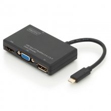 Digitus Convertidor USB Type-C a HDMI/DP/DVI/VGA en PcComponentes