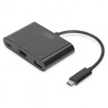 Digitus Adaptador USB 3.0 Type-C a HDMI/USB 3.0/USB C en PcComponentes