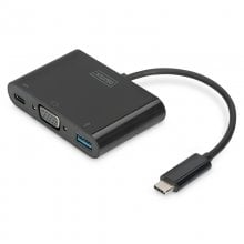 Digitus Adaptador USB 3.0 Type-C a VGA/USB 3.0/USB C en PcComponentes