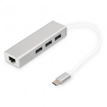 Digitus Hub USB 3.0 con Ethernet en PcComponentes
