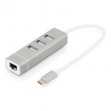 Digitus Hub USB Type-C 3xUSB/Ethernet en PcComponentes