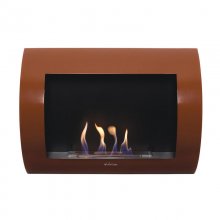 Purline INOX-CLASIC BR Biochimenea Eléctrica de Pared 1500W Marrón