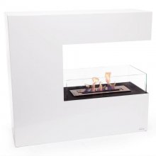 Purline Niobe Biochimenea Modular de Suelo 3500W Blanco