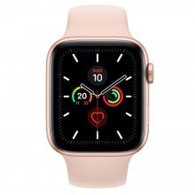 Apple Watch Series 5 GPS 40mm Alumínio Dourado com Bracelete Desportiva Rosa Areia en PcComponentes