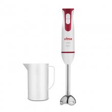 Ufesa BP4551 Activa Batidora de Mano 600W Blanco/Rojo en PcComponentes