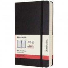 Moleskine 2019-20 Daily Agenda Cuaderno Diario Grande 18 Meses Tapa Dura Negra en PcComponentes