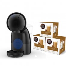 Pack Krups Nescafé Dolce Gusto Piccolo XS Preta + 3 Packs de Café Dolce Gusto Au Lait en PcComponentes