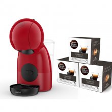 Pack Krups Nescafé Dolce Gusto Piccolo XS Vermelha + 3 Packs de Café Expresso Intenso en PcComponentes