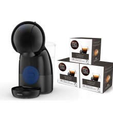 Pack Krups Nescafé Dolce Gusto Piccolo XS Preta + 3 Packs Cápsulas de Café Expresso Intenso en PcComponentes