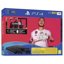 Sony PlayStation 4 Slim 1TB + FIFA 20 Ultimate Team + PS Plus 14 Días + 2 Mandos DualShock 4 V2 en PcComponentes