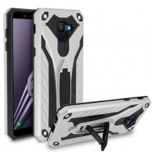 Avizar Funda Protectora de Antigolpes Plateada con Soporte de Vídeo para Samsung Galaxy A6 en PcComponentes