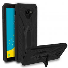 Avizar Funda Protectora Antigolpes con Función Soporte de Color Negro para Samsung Galaxy J6 en PcComponentes