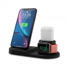 Unotec QX3 Cargador de Inducción Negro para iPhone/AirPods/Apple Watch en PcComponentes