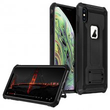 Avizar Funda Protectora Bimateria Negra con Función Soporte para iPhone XS Max en PcComponentes