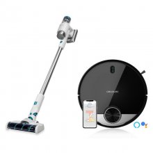 Pack Robot Cecotec 3290 + Aspirador Vertical Cecotec Rockstar Vital 100 en PcComponentes