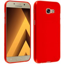 Avizar Funda Protectora de Silicona Flexible Antihuellas Roja para Samsung Galaxy A5 2017 en PcComponentes