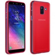 Avizar Funda Protectora de Silicona Flexible Antihuellas Roja para Samsung Galaxy J6 en PcComponentes