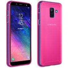 Avizar Funda Protectora de Silicona Flexible Antihuellas Rosa para Samsung Galaxy J6 en PcComponentes