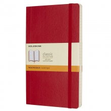 Moleskine Classic Cuaderno Grande 192 Páginas Rayadas Tapa Blanda Rojo en PcComponentes