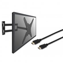 Equip Pack Soporte TV 23"/55" VESA 400x400 Max 35Kg + Cable HDMI 2.0b 5m en PcComponentes