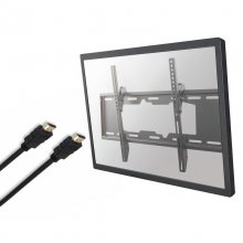 Equip Pack Suporte para TV 37"-70" Baixo Perfil VESA 600x400 Max 50Kg + Cabo HDMI 2.0b 5m en PcComponentes