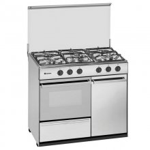 Meireles G 2950 DV Cocina Gas Independiente 5 Fuegos Acero inoxidable en PcComponentes