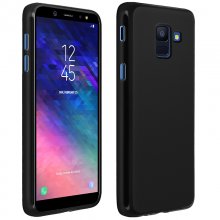 Avizar Funda Protectora de Silicona Flexible Antihuellas Negra para Samsung Galaxy J6 en PcComponentes
